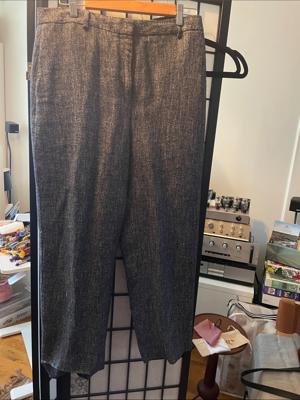 Theory Dress Pants in Charcoal Heather